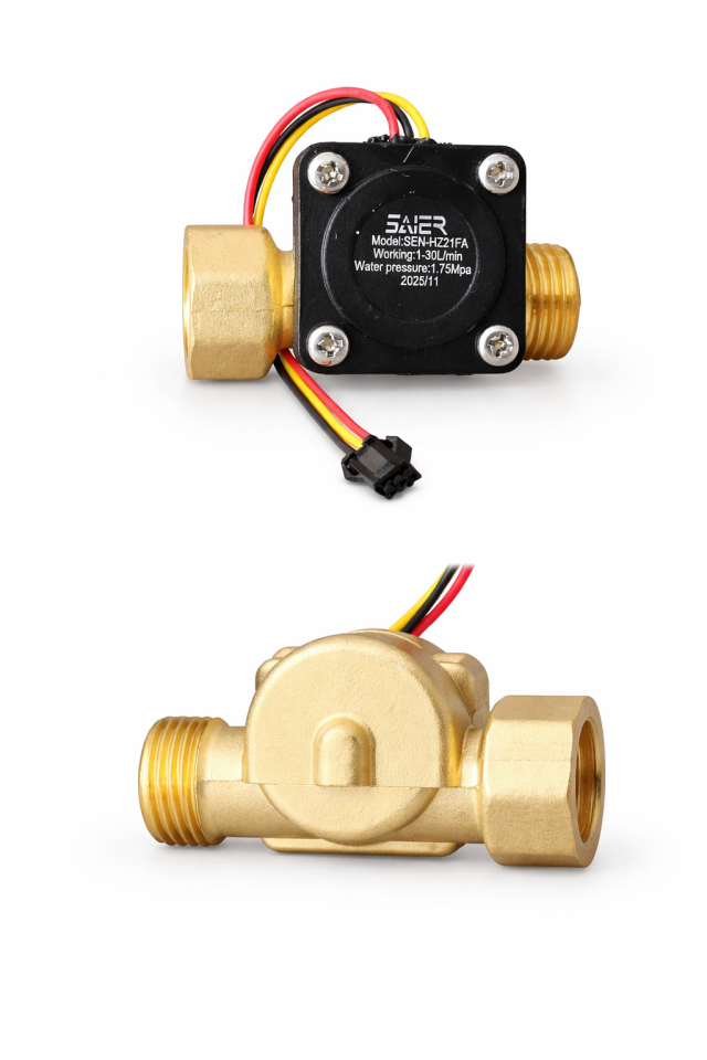 Pirinç Türbin Debimetre(1/2')- HZ21FA